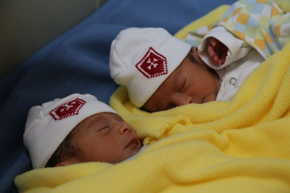 Babys in der Malteser Klinik in Bethlehem